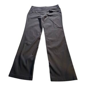 Jones New York Sport Black Stretch Straight Leg Trousers Pants Womens Size 12